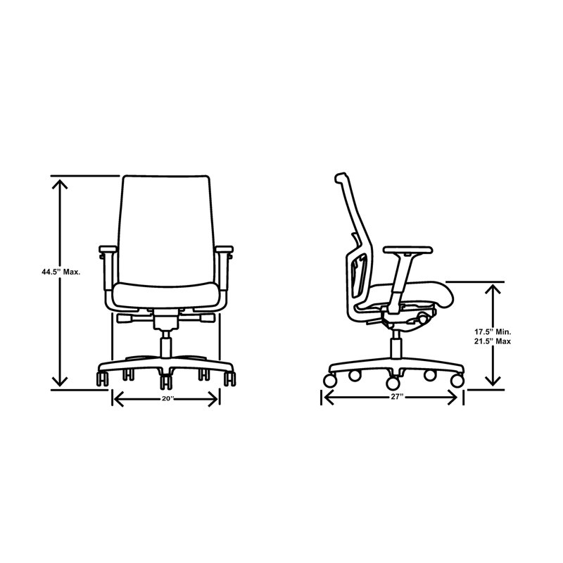 HON Ignition 2.0 Mesh Ergonomic Office Chair & Reviews Wayfair Canada